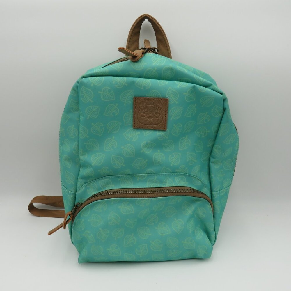 Animal Crossing Nintendo Switch Backpack Controller Gear‎ Leaf Print Travel Bag